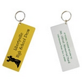 Mirror Finish Ticket Key Tag